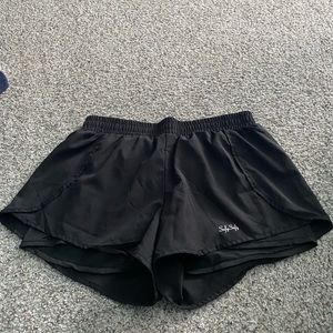 Black Athletic Shorts-never worn